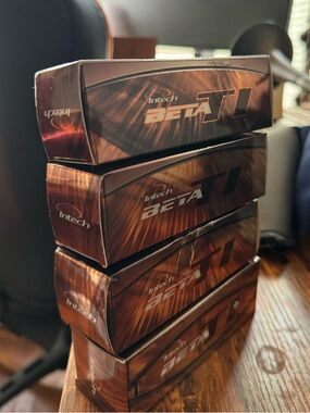 Qty. 12 Brand New Intech Beta Ti Golf Balls (Boxed)